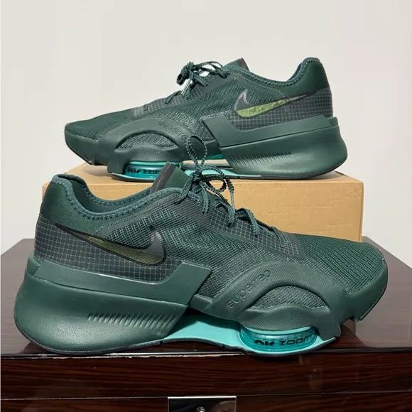 Nike Air Zoom Superrep 3 Pro Green Blue Black Shoes Running DC9115-393 Men's 13