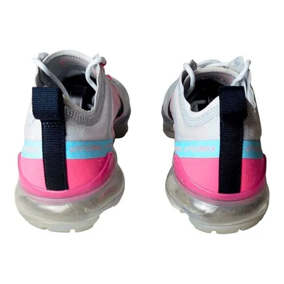 NIKE Air VaporMax 2019 'Grey Pink' Running Shoes Size 8