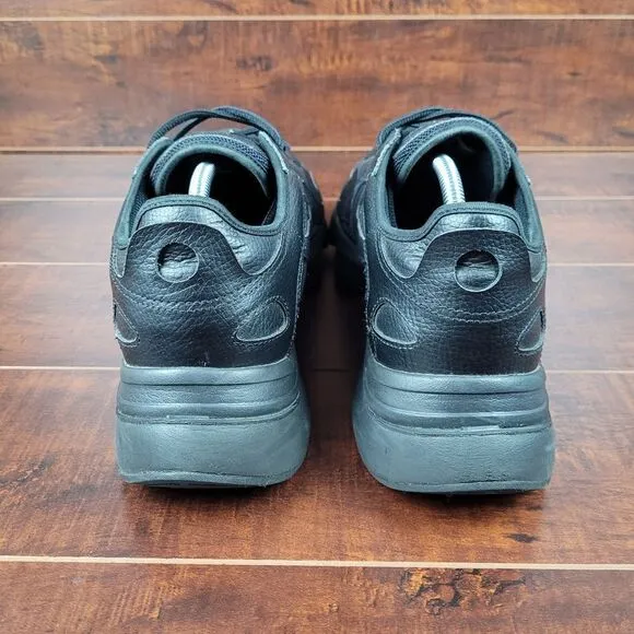 Nike Air Zoom Division Triple Black Athletic Running Shoes Sneakers Mens Size 12