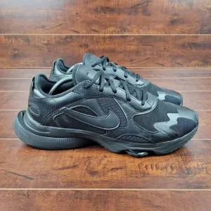 Nike Air Zoom Division Triple Black Athletic Running Shoes Sneakers Mens Size 12