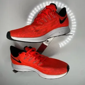 Nike Air Zoom Pegasus 36 Running Shoes Men's Size 8.5 Bright Crimson Red Sneaker