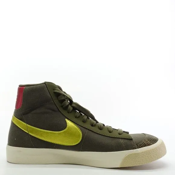 Nike Blazer Mid 77 Olive Snake Skin Sneakers CZ0462-200 Women's Size 11.5