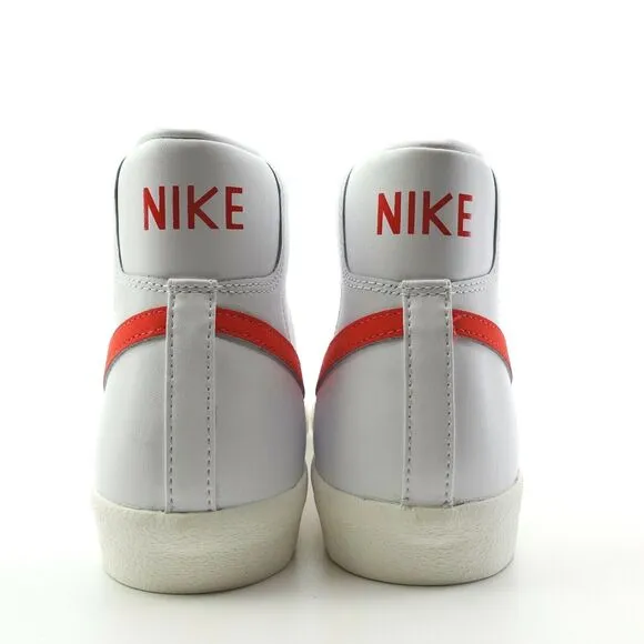Nike Blazer Mid 77 Womens Size 12 White Habanero Red Sail CZ1055 101 Mens 10.5