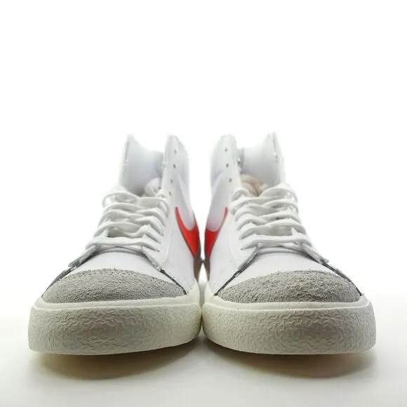 Nike Blazer Mid 77 Womens Size 12 White Habanero Red Sail CZ1055 101 Mens 10.5