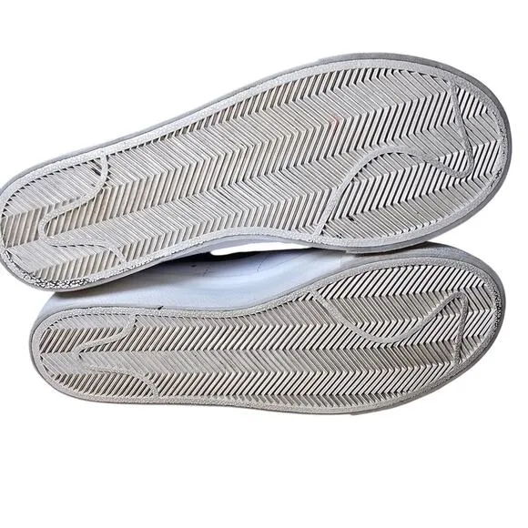 Nike Blazer Platform Low Women's Shoes Size 9 Eu 40.5 White Black Excellent