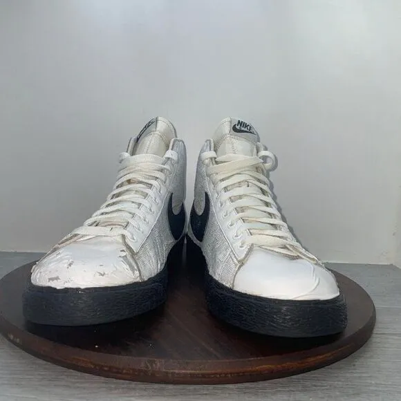 Nike Blazer High Top Mens Size 11 Blaze Shoes 316664-102 Sneakers *FLAWS*