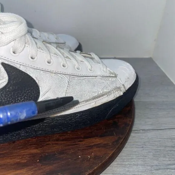 Nike Blazer High Top Mens Size 11 Blaze Shoes 316664-102 Sneakers *FLAWS*
