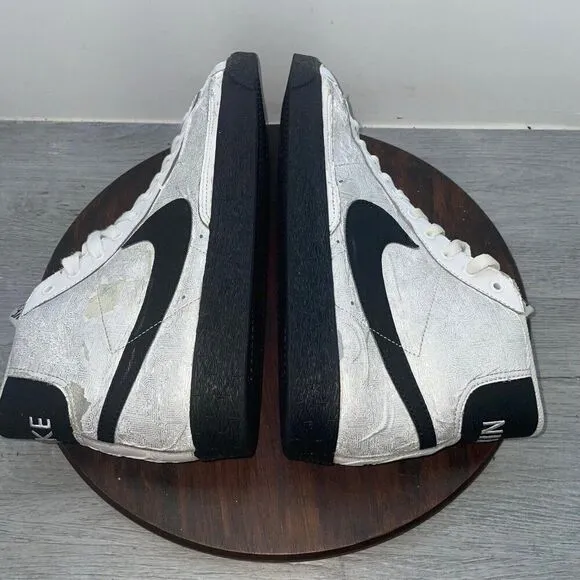 Nike Blazer High Top Mens Size 11 Blaze Shoes 316664-102 Sneakers *FLAWS*