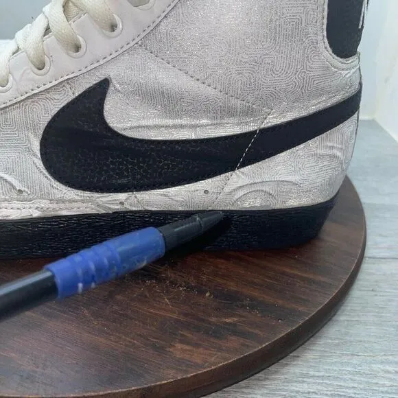 Nike Blazer High Top Mens Size 11 Blaze Shoes 316664-102 Sneakers *FLAWS*