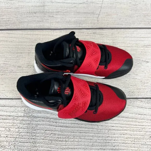 Nike Boys Red &amp; Black Kyrie Flytrap 3 Basketball Sneakers Size 1
