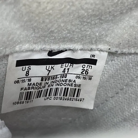 Nike Cortez x Nathan Bell White Sneakers Mens Size 8