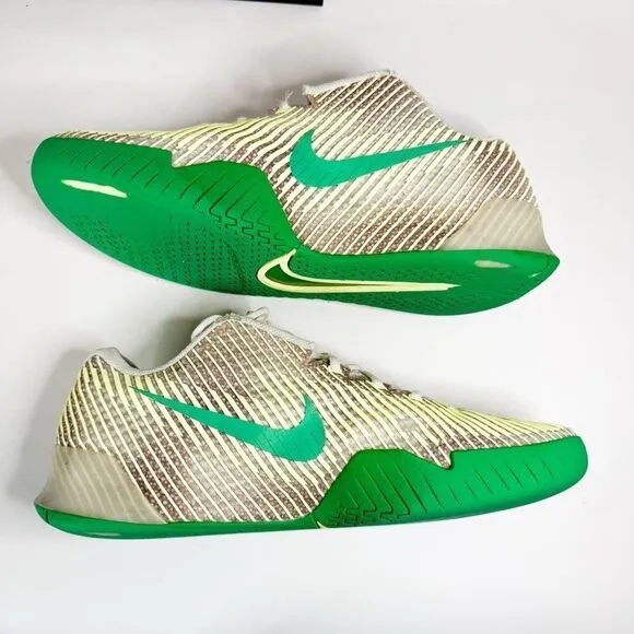 Nike Court Zoom NXT Tennis Shoes White Green Yellow Size 12 Pickleball Ready