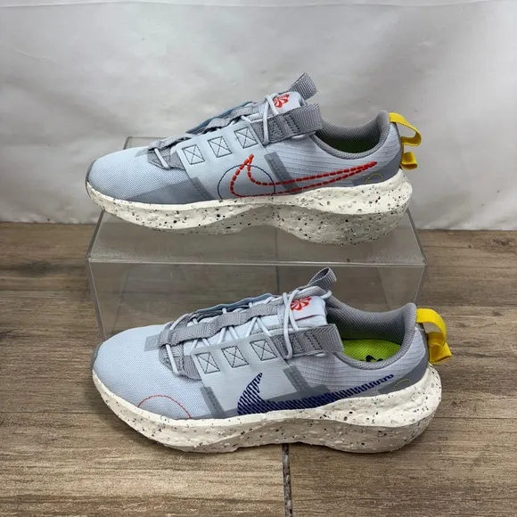 Nike Crater Impact SE Mens Athletic Running Shoes Size 8 Gray Blue DJ6308-003