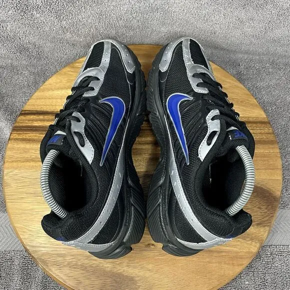 Nike Dart 8 Running Shoes Sneakers 2010 Men's 8.5 Black Silver Blue 395841-009