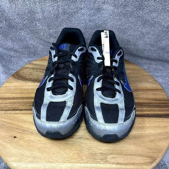 Nike Dart 8 Running Shoes Sneakers 2010 Men's 8.5 Black Silver Blue 395841-009