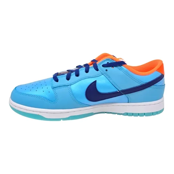 Nike Dunk Low Men's Size's Baltic Blue Deep Royal Blue Total Orange HQ1538 416