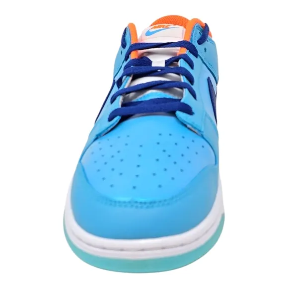 Nike Dunk Low Men's Size's Baltic Blue Deep Royal Blue Total Orange HQ1538 416