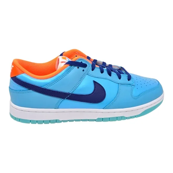 Nike Dunk Low Men's Size's Baltic Blue Deep Royal Blue Total Orange HQ1538 416