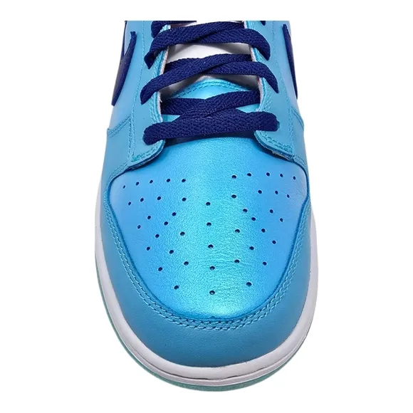 Nike Dunk Low Men's Size's Baltic Blue Deep Royal Blue Total Orange HQ1538 416