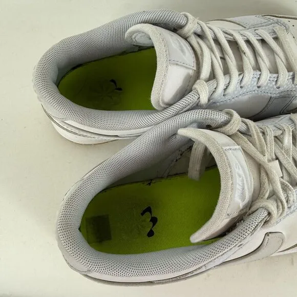 Nike Dunk Low Next Nature Sneakers Women's 8 White Athletic Shoes FN6345-100