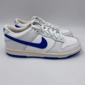 Nike Dunk Low White / Royal Blue Womens Shoes