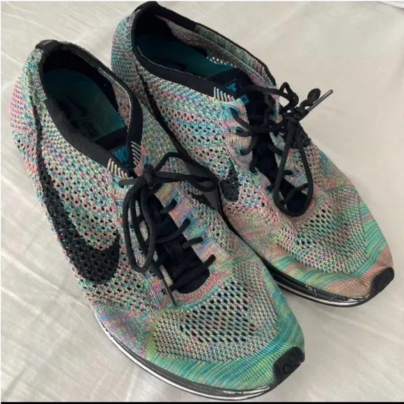 Nike Flyknit Racer 2.0 Running Shoes Size 10.5 2016 526628-304