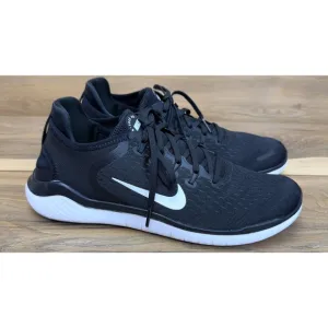 Nike Free RN 2018 Running Training Men's Size 11 Shoes Black White 942836 001