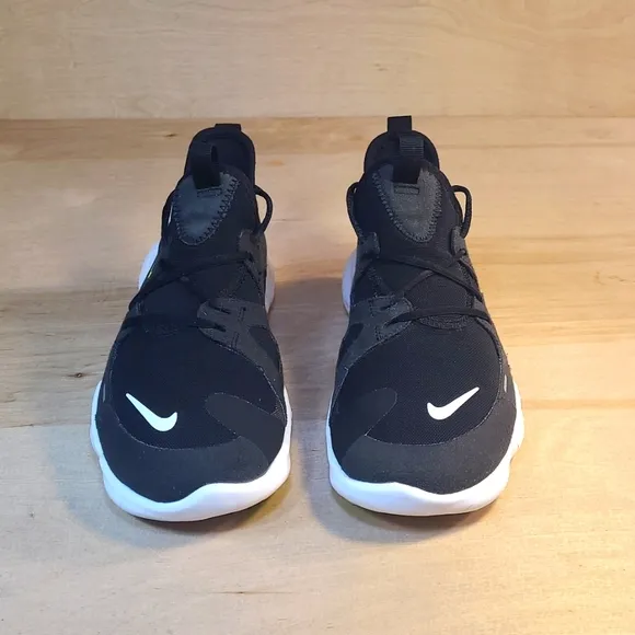 Nike Free RN 5.0 Black White Youth Athletic Running Shoes