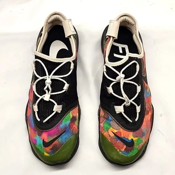 ●NIKE FREE●CUSTOMIZED CAMO TYPE 5.O JIM REA LOCK LACES MENS 10.5 GOOD SOLE☆GUC☆
