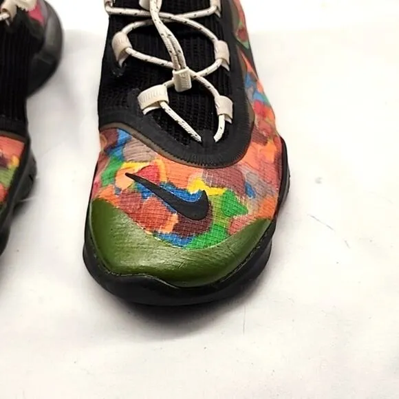 ●NIKE FREE●CUSTOMIZED CAMO TYPE 5.O JIM REA LOCK LACES MENS 10.5 GOOD SOLE☆GUC☆