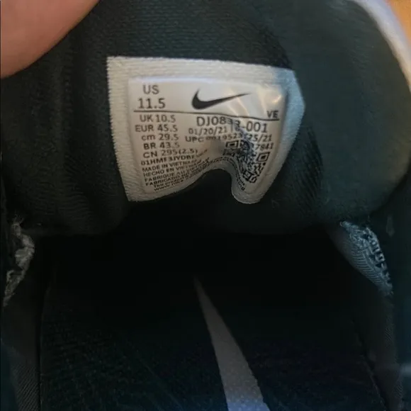 Nike Gray and green MSU  Air Zoom Shoes