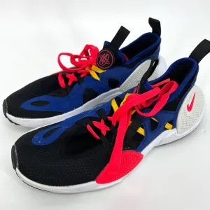 NIke Huarache Youth 6Y E.D.G.E. GS Running Shoes CD9272-002 Black / Blue / Red