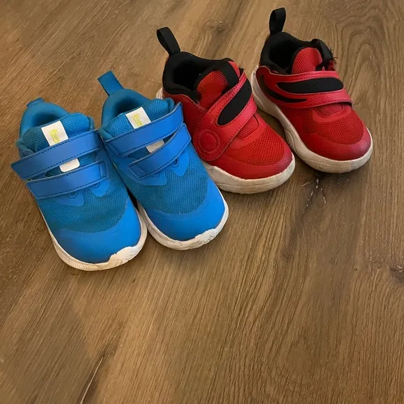 Nike Kids' Blue and Red Sneakers