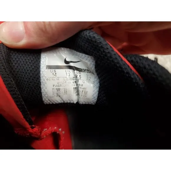 Nike Kobe Mamba Focus‎ University Red Sneakers Size 14 AJ5899-600