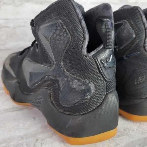 Nike Lebron James 13 808709-001 Black Basketball Shoes Size 6Y GS