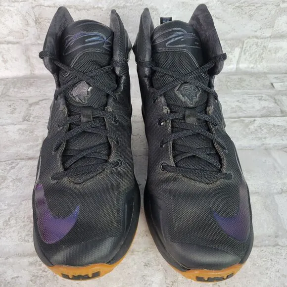 Nike Lebron James 13 808709-001 Black Basketball Shoes Size 6Y GS