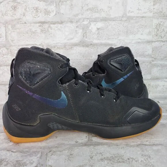 Nike Lebron James 13 808709-001 Black Basketball Shoes Size 6Y GS