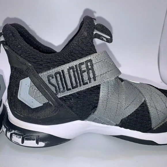Nike LeBron Soldier 12 TB Black Basketball Shoes