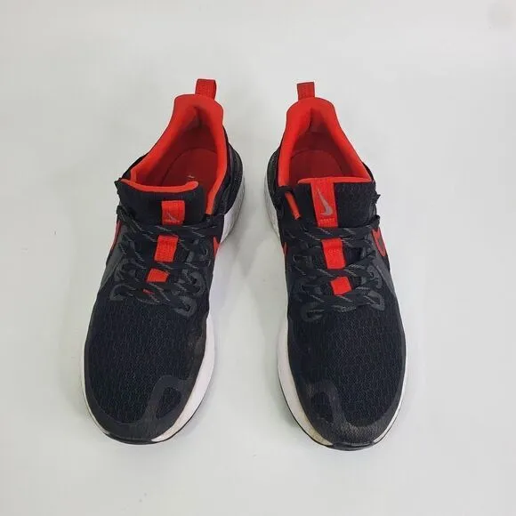 Nike Legend React 3 Men Black University Red Running Shoes AT1368 005 Size 12