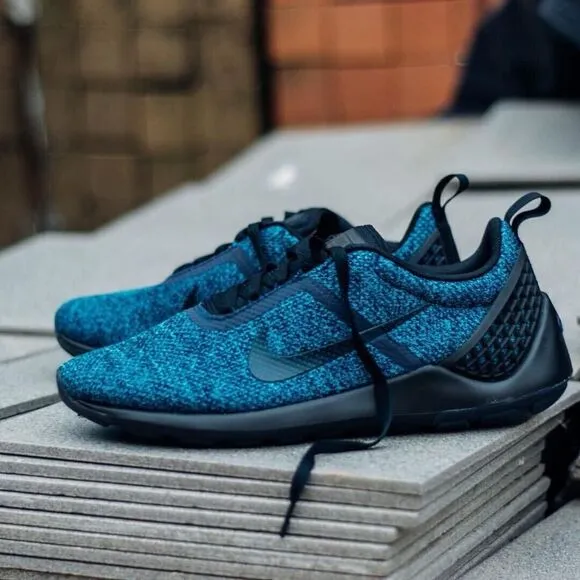 Nike Lunarestoa 2‎ SE Men's Photo Blue Black Running Shoes 821772-400 Size 10.5