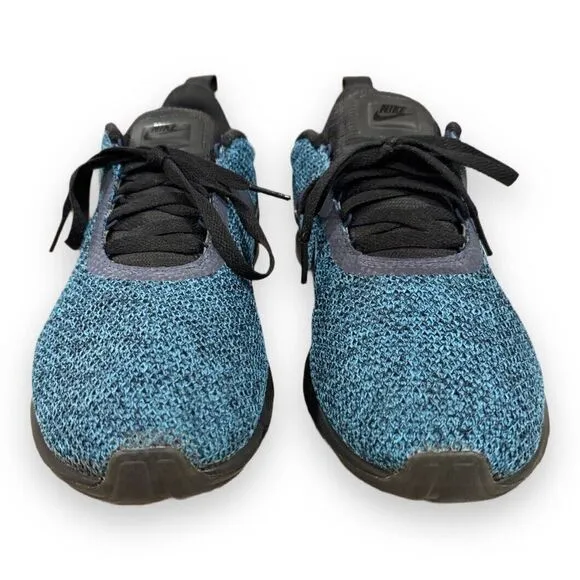 Nike Lunarestoa 2‎ SE Men's Photo Blue Black Running Shoes 821772-400 Size 10.5