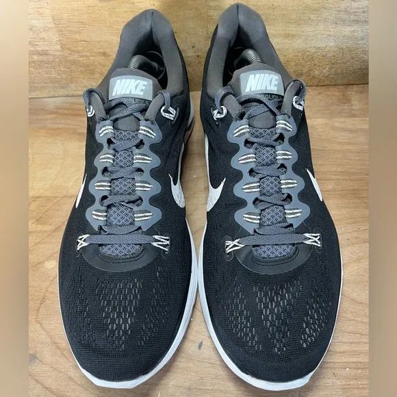 Nike Lunarglide 5 REFLECTIVE Mens Sz 12 Running Shoes Sneakers Black 599160-010
