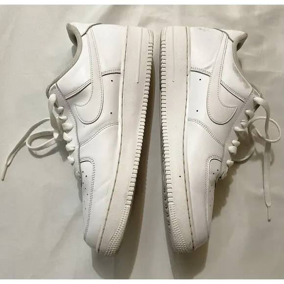 Nike Men’s Air Force 1 ‘07 Shoes Size 11.5, White