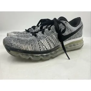 Nike Men’s Air Max Flyknit Running Shoes White Black Oreo 620469-102 Size 8