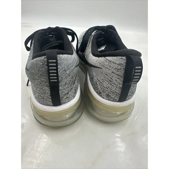 Nike Men’s Air Max Flyknit Running Shoes White Black Oreo 620469-102 Size 8
