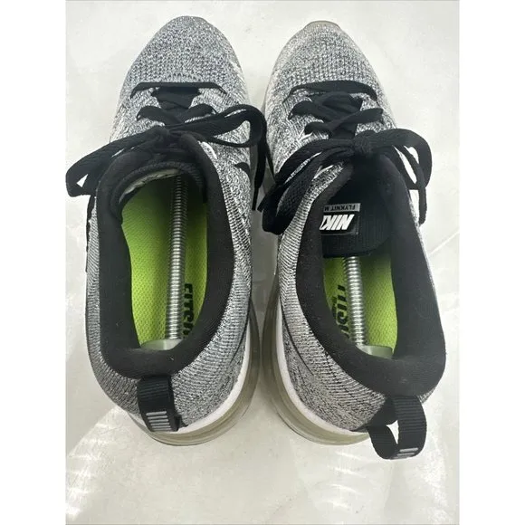 Nike Men’s Air Max Flyknit Running Shoes White Black Oreo 620469-102 Size 8