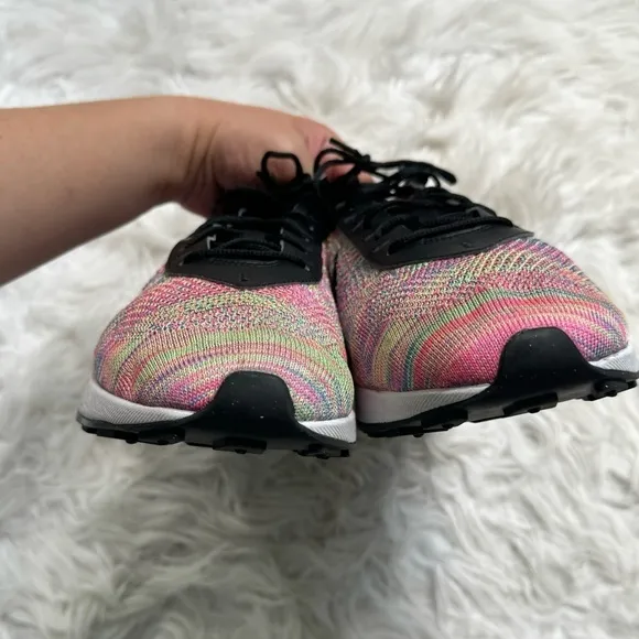 Nike Men's Air Max Multi Color Flyknit Racer Running Shoes Size 11.5 DJ6106-300