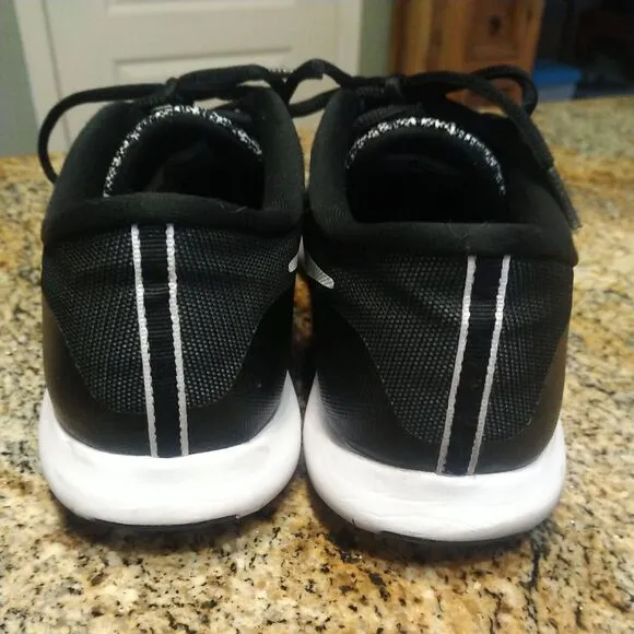 Nike Mens Flex Oreo 908983-001 Black White Running Shoes Sneakers US 11.5