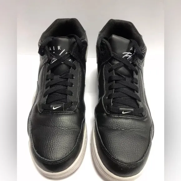 Nike Men’s Flight Legacy, Black/White Basketball Shoes, Size 9 M
