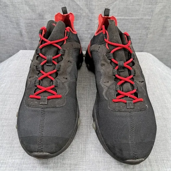 Nike Mens React Element 55 CJ1496-991 Black Running Shoes Sneakers Size 12.5